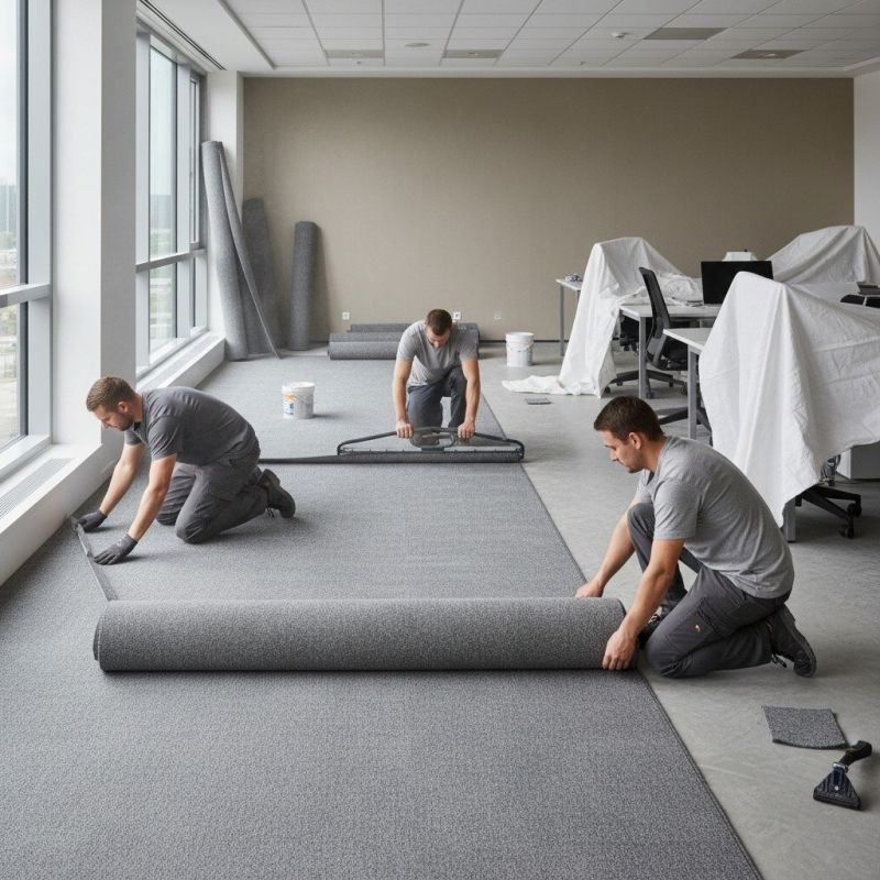 Our team working on Flooring Service projects in Andover, MA