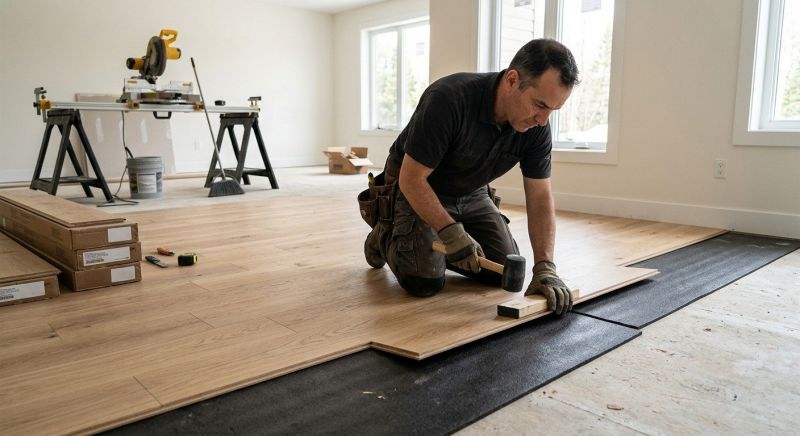 Engineered Wood Installation in Andover, MA