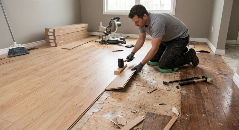 Laminate Floor Installation in Newburyport, MA