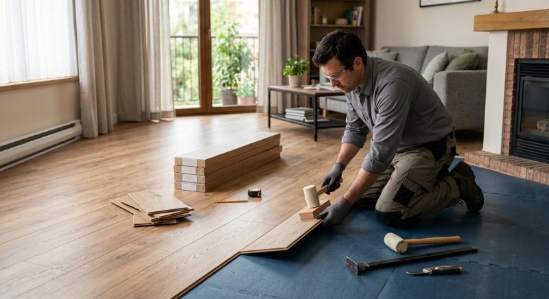 Laminate Floor Installation in North Billerica, MA