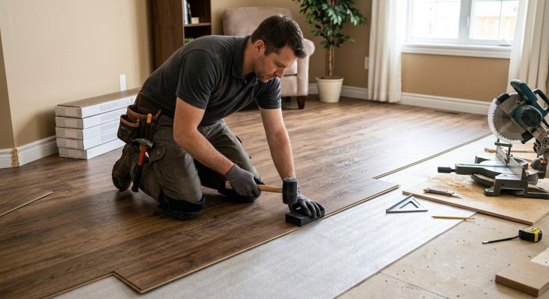 Laminate Floor Replacement in Danvers, MA