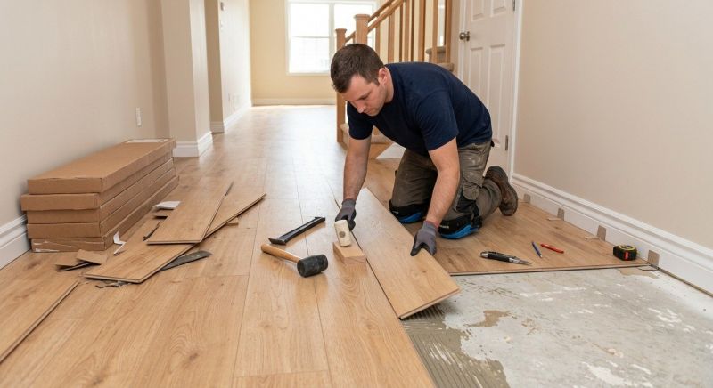 Laminate Floor Replacement in Plaistow, NH