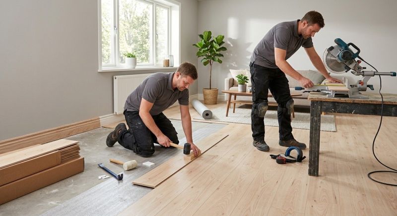 Laminate Wood Installation in Andover, MA