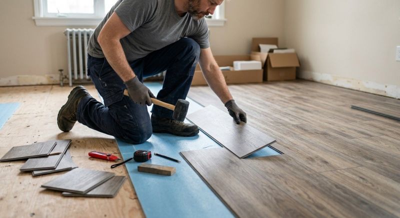 Linoleum Floor Installation in Hampstead, NH