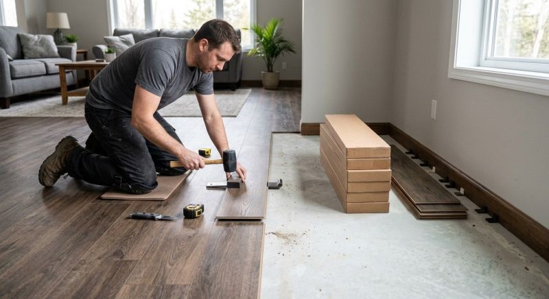 Luxury Vinyl Tile Installation in Dracut, MA