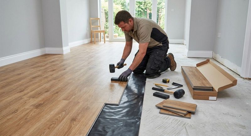 Luxury Vinyl Tile Installation in Plaistow, NH