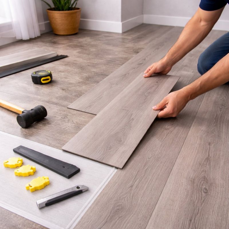 Luxury Vinyl Tile Installation in Rockingham County, NH