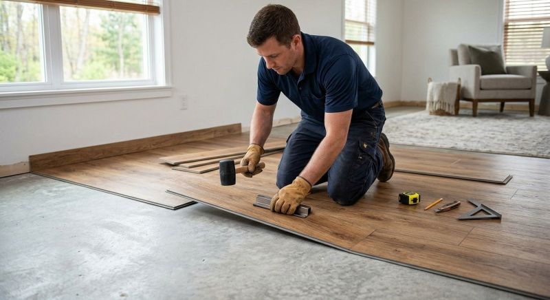 Luxury Vinyl Tile Installation in Salisbury, MA
