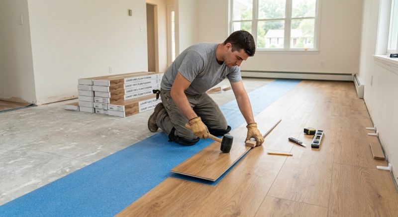 Lvt Flooring Installation in Jamaica Plain, MA