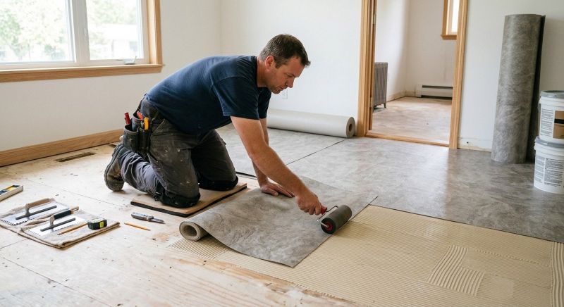 Sheet Flooring Installation in Georgetown, MA