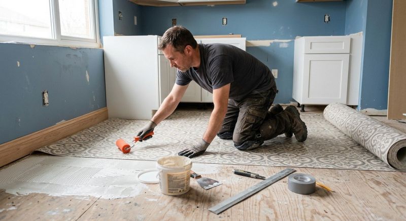 Sheet Flooring Installation in Georgetown, MA