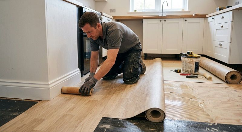 Sheet Linoleum Installation in Essex County, MA