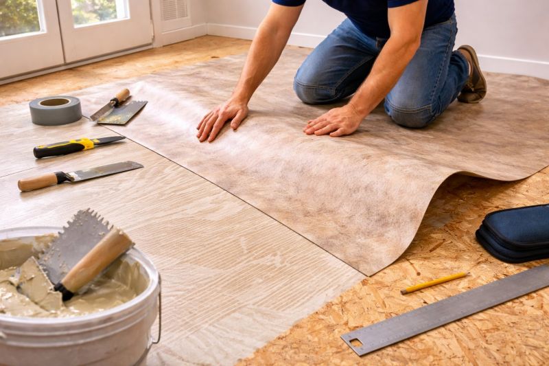Sheet Vinyl Installation in Andover, MA