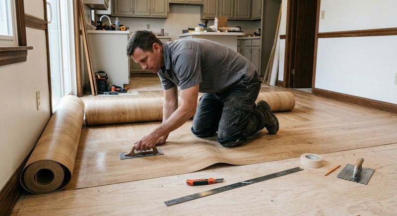 Sheet Vinyl Installation in Topsfield, MA