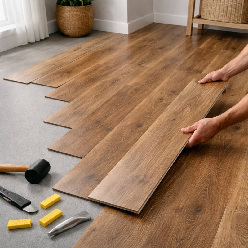 Vinyl Plank Floor Installation in Andover, MA
