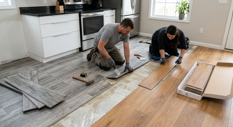 Vinyl Tile Replacement in Andover, MA