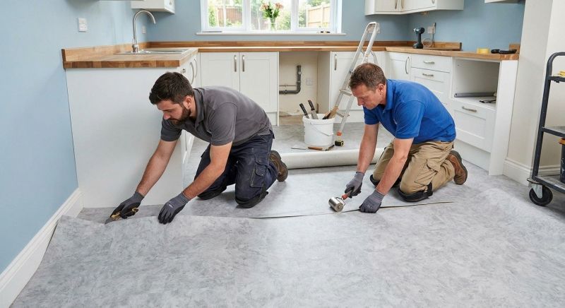 Linoleum Floor Installation in Tyngsboro, MA